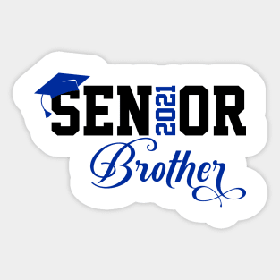 Senior Brother 2021 T-Shirt Sticker